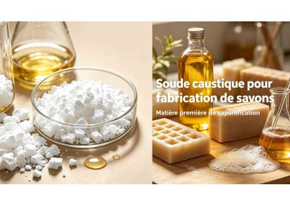 Soude caustique pour fabrication de savons