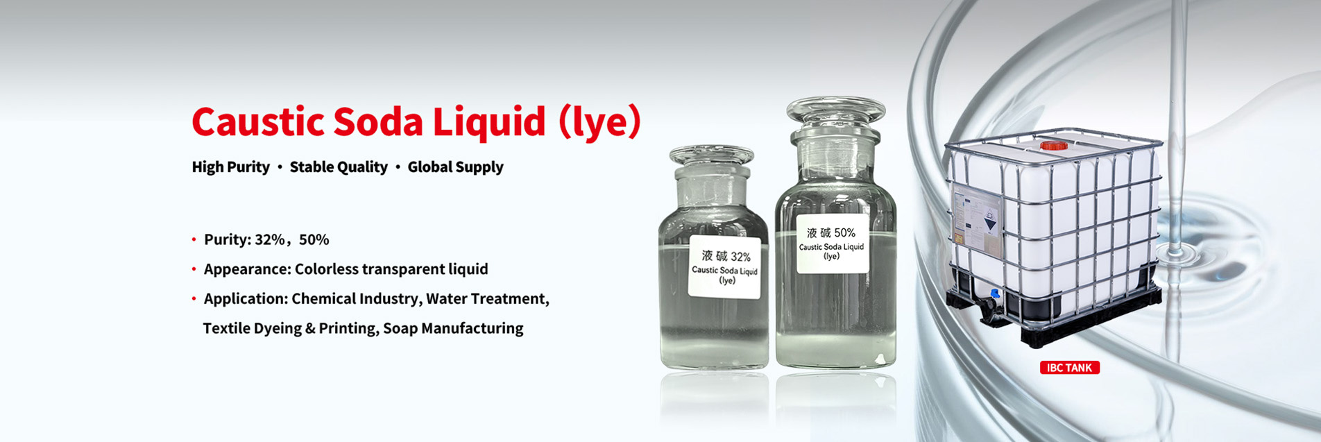 Liquid Caustic Soda Manufacturers - 32% 50% Sodium Hydroxide Solution Supplier