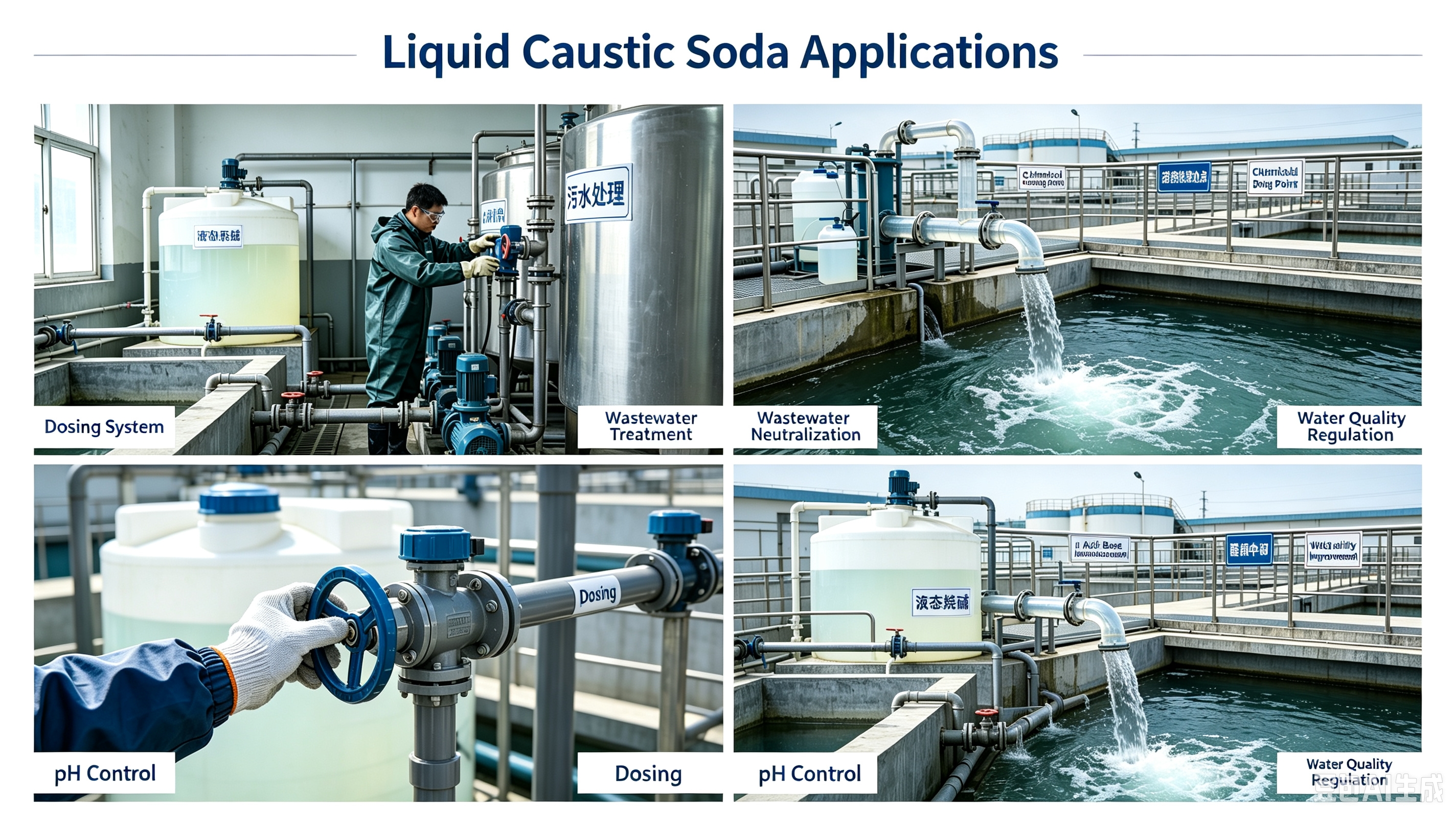 Soda C&aacute;ustica L&iacute;quida Industrial Grade Storage and Application