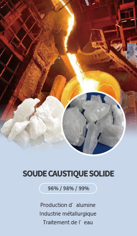 Soude caustique solide-Soude caustique solide en fût, usine Fangyuan Chimie