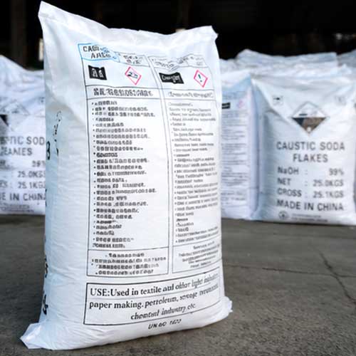 Industrial Sodium Hydroxide 99% bag for bulk purchasing and price per ton cost estimation