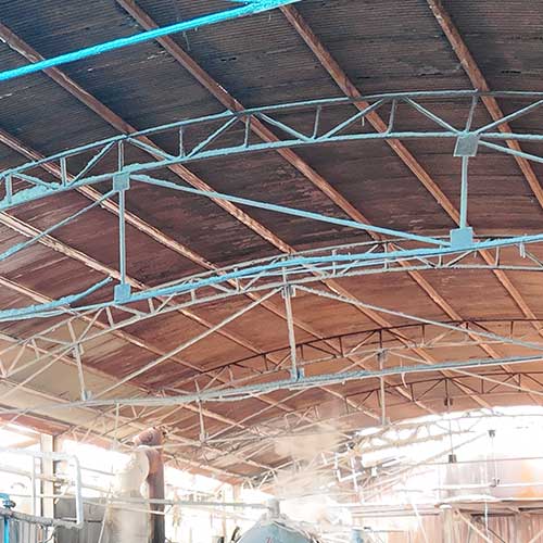 Heavy industrial synthesis workshop operated by certified liquid caustic soda manufacturers.
